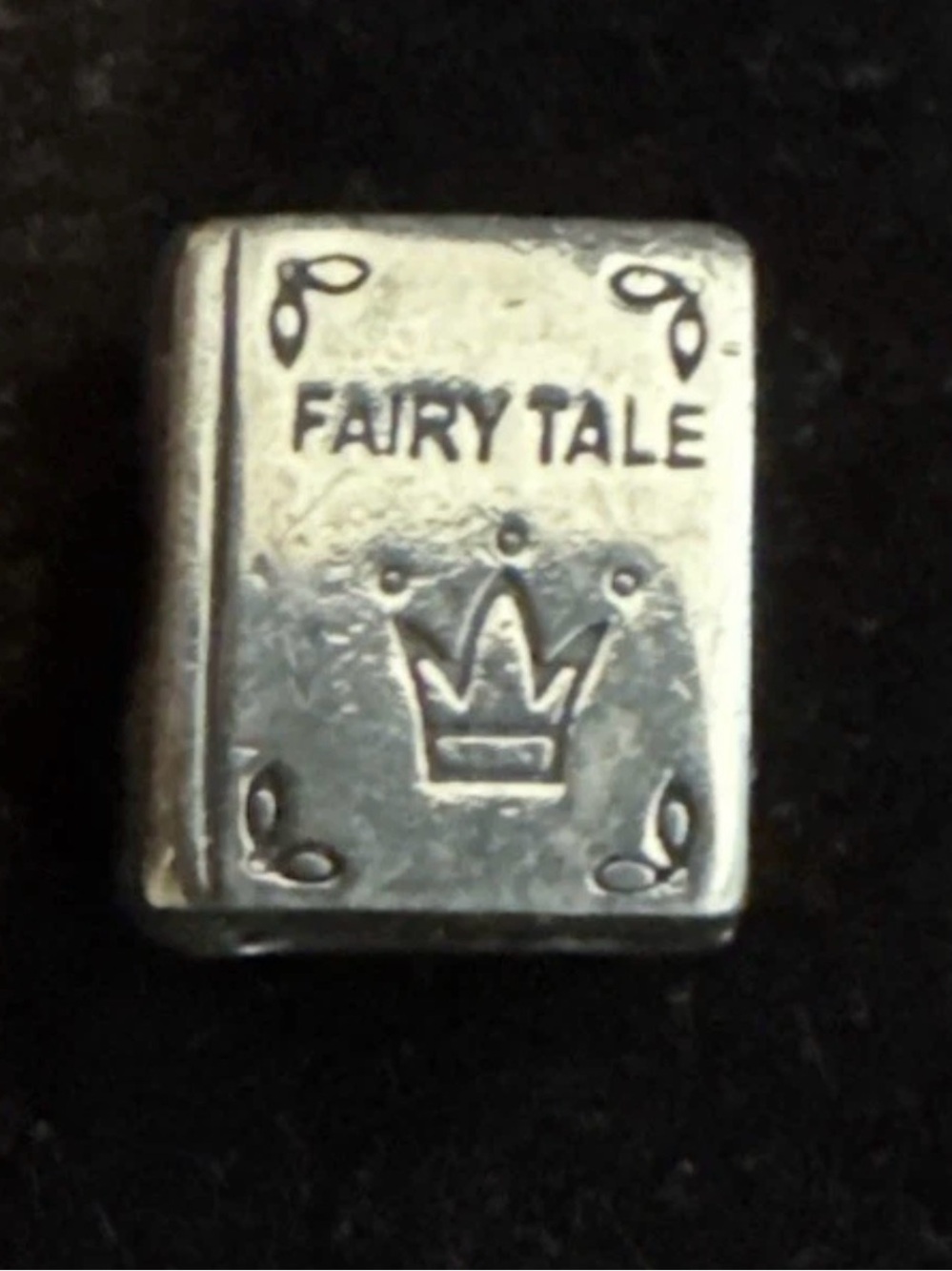 Pandora retired Fairy Tale Silver Book Charm Authentic Guaranteed